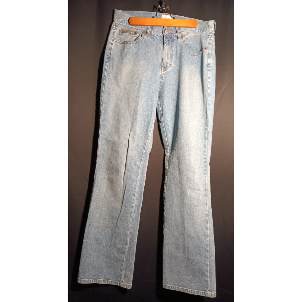Vintage Calvin Klein Jeans Women 6 Hong Kong Bootcut Flare 90s Classic Denim - Picture 4 of 8